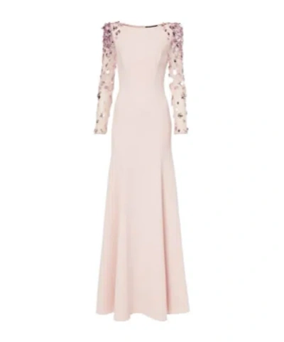 Jenny Packham Adella Embellished Gown In Pink