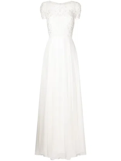 Jenny Packham Albertine Crystal-embellished Gown In White