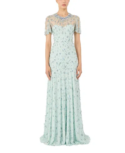 JENNY PACKHAM AMBIANCE BEADED MAXI DRESS