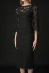 Jenny Packham Aria Lace Midi Dress
