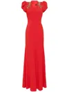 Jenny Packham Aries Crystal-embellished Gown In Red