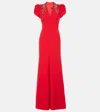 Jenny Packham Aries Crystal-embellished Gown In Red
