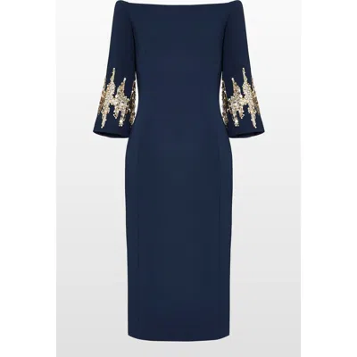JENNY PACKHAM JENNY PACKHAM ASTER SEQUIN-EMBELLISHED MIDI DRESS