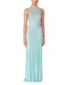 Jenny Packham Benue Gown In Blue
