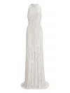 Jenny Packham Benue Sequin-embellished Dress In White