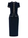 Jenny Packham Bisou Dress In Blue