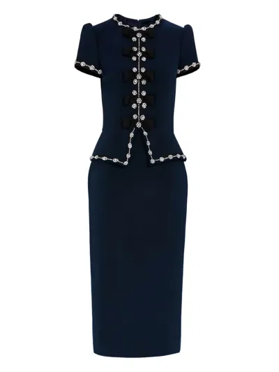 Jenny Packham Bisou Dress In Blue