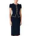 Jenny Packham Bisou Dress In Black