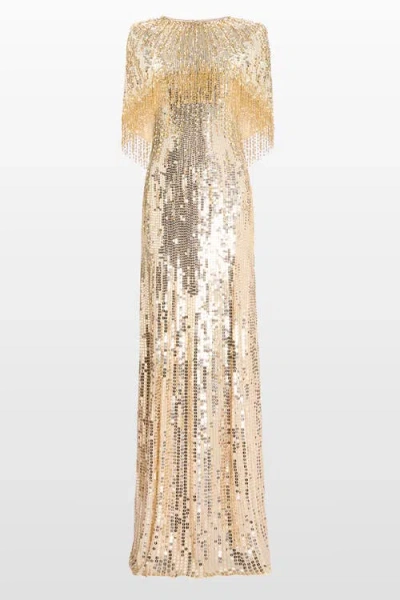 JENNY PACKHAM JENNY PACKHAM BLAKE SEQUIN-EMBELLISHED MAXI DRESS