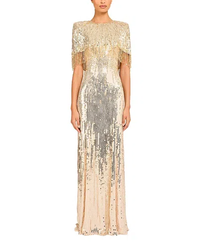 JENNY PACKHAM BLAKE SEQUIN-EMBELLISHED MAXI DRESS