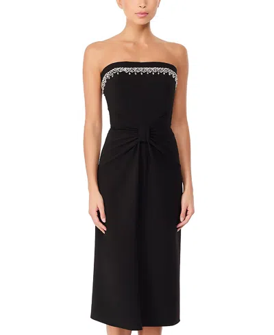 Jenny Packham Blaze Mini Dress In Black