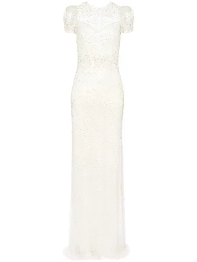 Jenny Packham Carla Dress In Neutrals