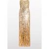 Jenny Packham Cesonia Embellished Strapless Maxi Dress