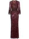 Jenny Packham Chari Gown In Red