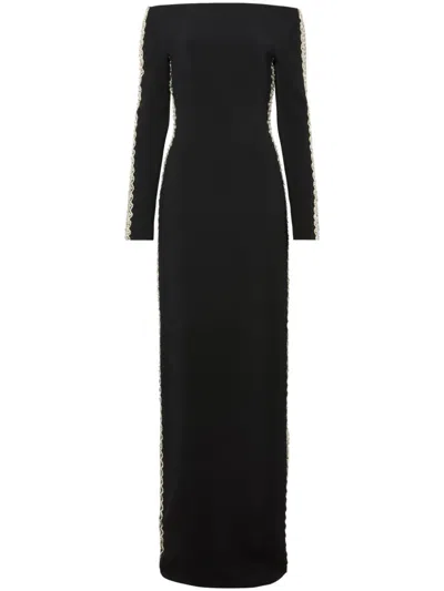 Jenny Packham Charisma Dress In Liquorice