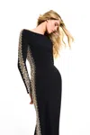 Jenny Packham Charisma Gown In Black
