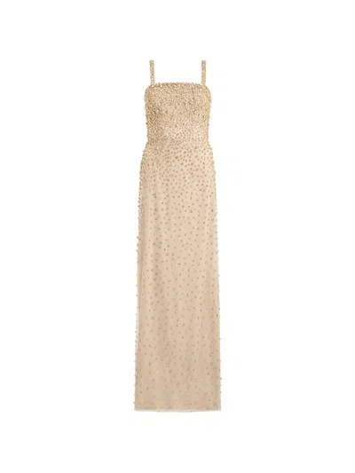 Jenny Packham Cherry Crystal-embellished Tulle Gown In White