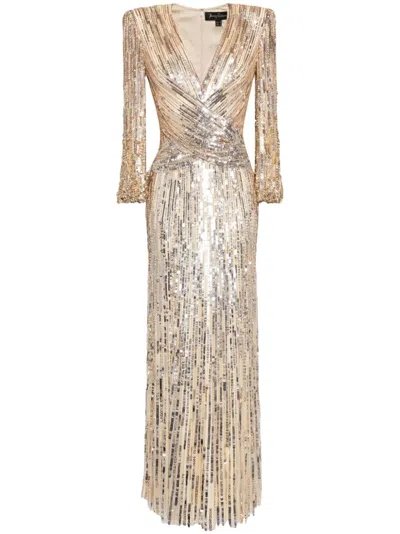Jenny Packham Cosmos Gown In Gold