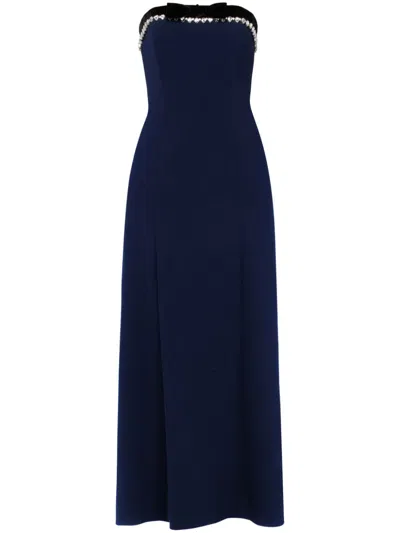 Jenny Packham Sufyan Midi Dress In Black