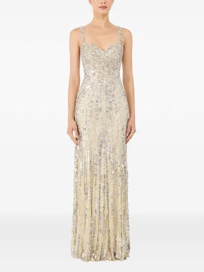 Jenny Packham Da Vinci Dress In Neutral
