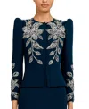 Jenny Packham Dalila Jacket In Blue