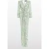Jenny Packham Darcy Sequin-embellished Dress In Green