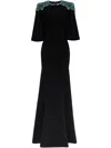 Jenny Packham Daza Gown In Black