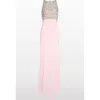 Jenny Packham Dewdrop Crystal-bodice Gown In Pink
