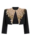 Jenny Packham Dexy Embellished Jacket In Black