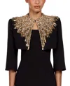Jenny Packham Dexy Embellished Jacket In Black