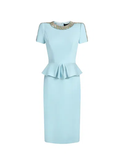 Jenny Packham Dubois Dress In Blue