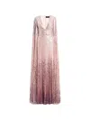 Jenny Packham Easy Breezy Sequin-embellished Maxi Dress In Pink