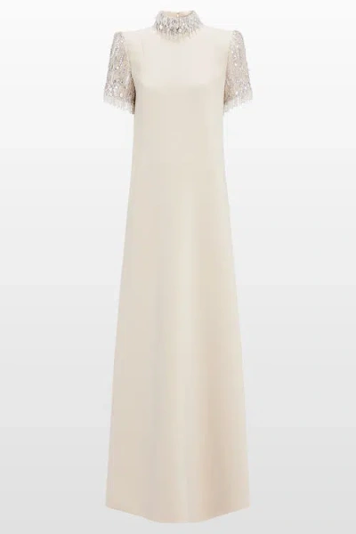 JENNY PACKHAM JENNY PACKHAM EDIE SEQUIN-EMBELLISHED HIGH-NECK MAXI DRESS