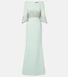 Jenny Packham Electra Embellished Gown In Green