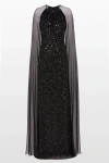 Jenny Packham Elite Maxi Dress In Black