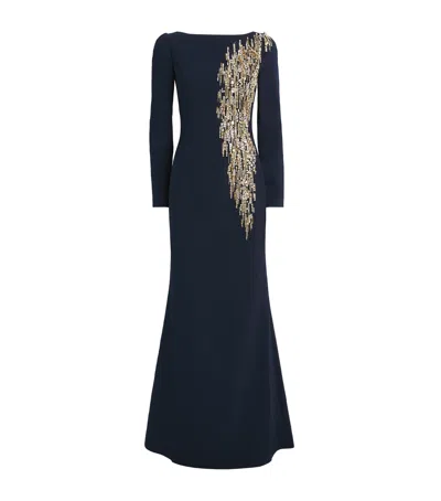 Jenny Packham Embellished Avana Maxi Dress In Black