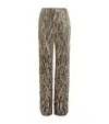 Jenny Packham Embellished Cecille Wide-leg Trousers In Gold