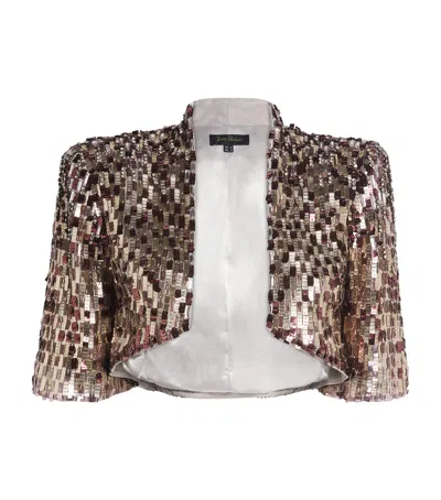 Jenny Packham Embellished Cristobel Cropped Jacket