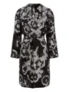 Jenny Packham Embellished Floral Coat In Black