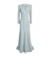 Jenny Packham Embellished Victoire Gown In Blue