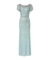 Jenny Packham Epoch Embellished Gown In Green