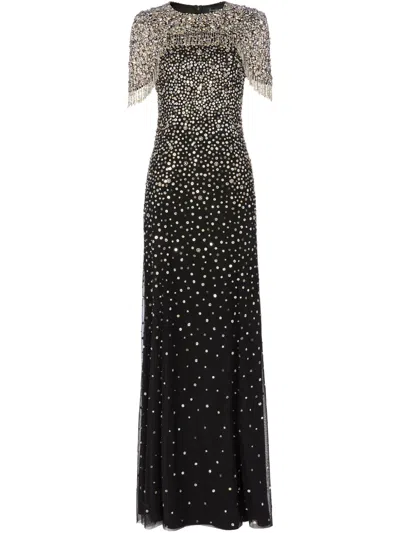 Jenny Packham Esna Maxi Dress In Black
