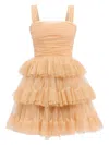Jenny Packham Fall From Grace Mini Dress In Yellow