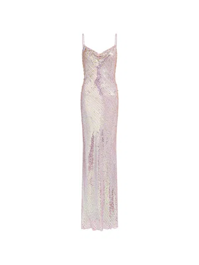 Jenny Packham Foxx Embellished Dress In Multi