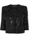 Jenny Packham Gaia Jacket In Black