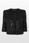 Jenny Packham Gaia Jacket In Brown