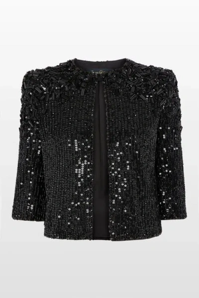 Jenny Packham Gaia Jacket In Brown