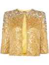 Jenny Packham Gaia Jacket In Gold