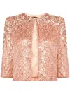 Jenny Packham Gaia Jacket In Pink
