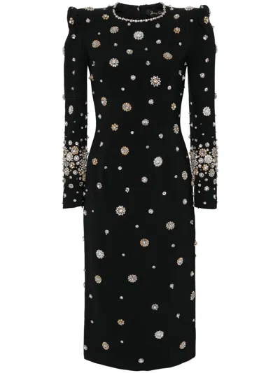Jenny Packham Galaxy Dress In Black